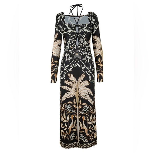 chinese dress ladies Wild Savannah Tunic Dress - Winter Sun '26